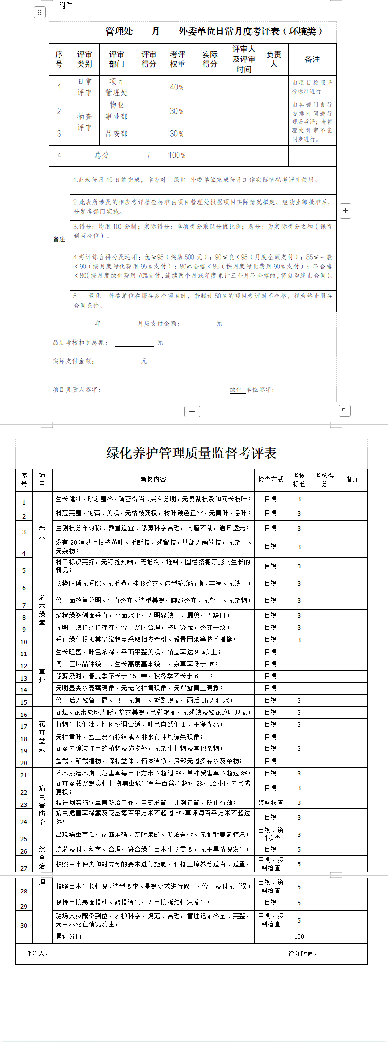 星悦江澜三期一组团绿化养护服务询价信息公告